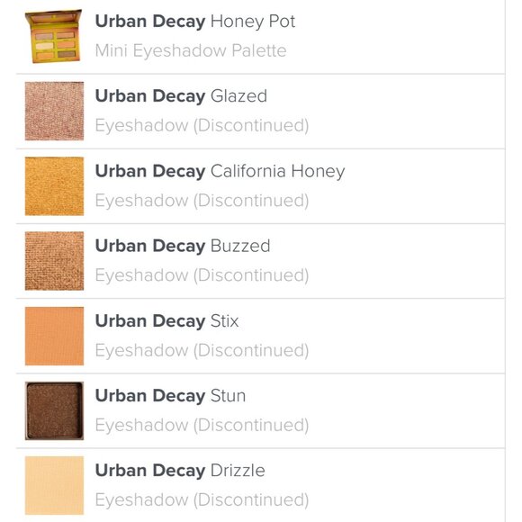 NIB Urban Decay Honey Pot Collectors Set  Eyeshadow Setting Spray Liner & Primer - Picture 9 of 16